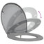 White Plastic Standard Sturdy Standard Toilet Seat Oval-1219274686