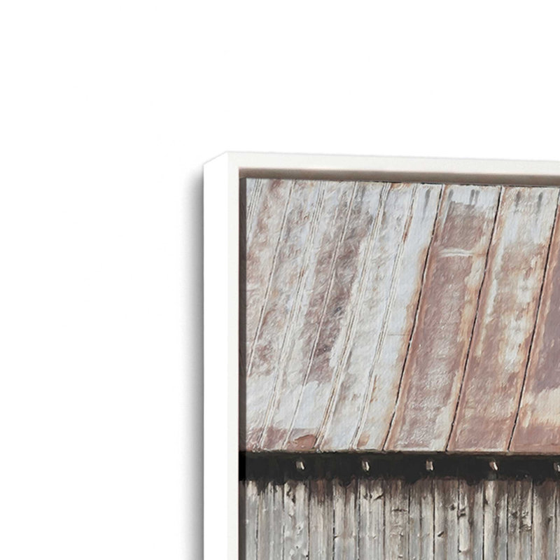 «Country Country Decor» par Lori Deiter, reproduction d'art, 12 W x 8 H, White, Framed Canvas