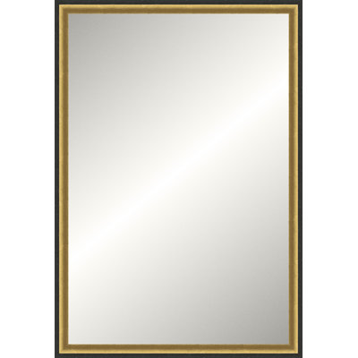 Gold  and Black Rustic Mirror