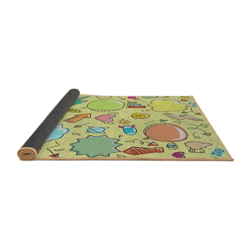 Tapis jaune Curto, Rond 3 pi