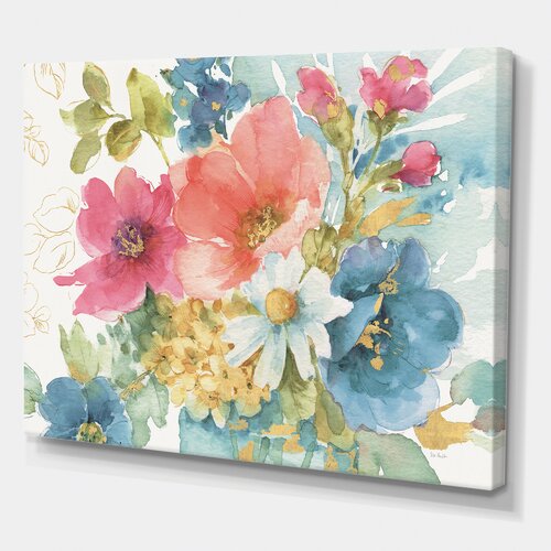 Bless international My French Garden On Canvas Painting & Reviews | Wayfair