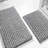 2 Piece Set Soft Cozy Plush Chenille Bath Mat Bathroom Rug-740167405-740167398