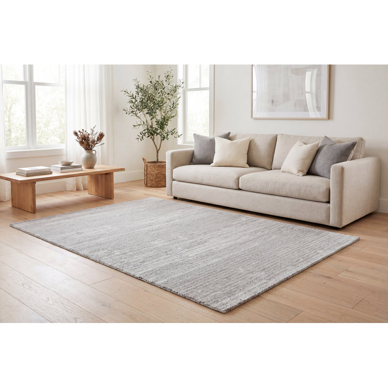 Racelyn Hand Tufted Indoor Rug, Rectangle 5' x 8'