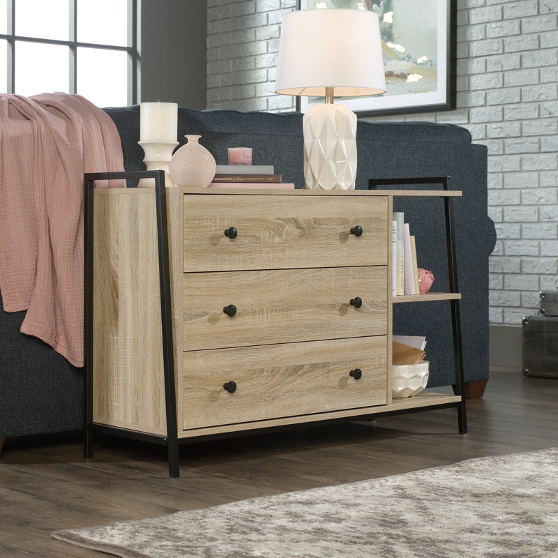 Commode standard 3 tiroirs 42,95 po Danya, Chêne Charter