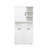 Tall And Wide Bathroom Cbinet With Multiple Storage Space, Door And Tilt-Out Laundry Hamper With Cloth Bag Basket-2116232422