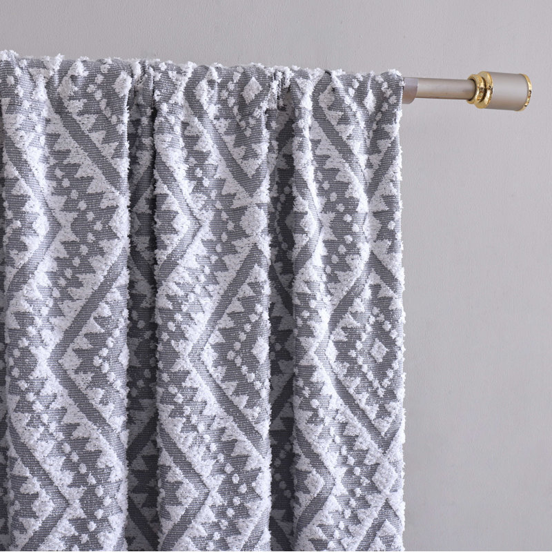 Panneau de fenêtre simple occultant avec passe-tringle Swift Home, Gris, L 54 po x L 95 po