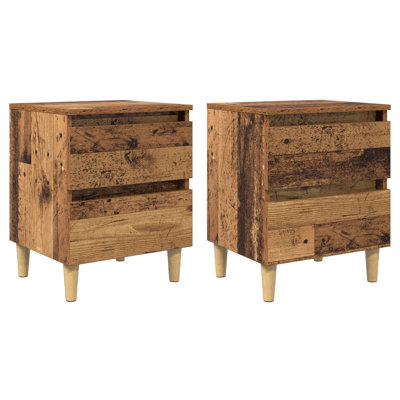 40cm W Manufactured Wood Bedside Table
