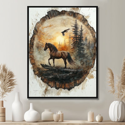 Giovacchino Native Horse Warrior Chief II - Horse Wall Art