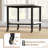 15'' H x 19'' W Printer Stand with Wheels