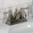 Kingston Brass Concord Two-Handle 3-Hole Deck Mount 4" Centerset Bathroom Faucet with Pop-Up Drain-29272599
