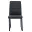 Ensemble de chaises de salle à manger rembourrées en polyuréthane 6 pièces avec table à colonnes romaine et rangement-761135529