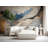 Blue Gold Marble Abstract Wall Mural-1706095603