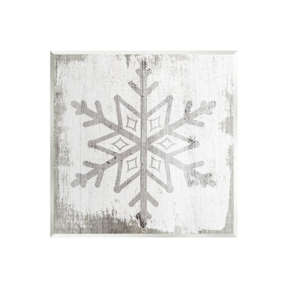 " Rustic Winter Snowflake Shape " by Lil' Rue