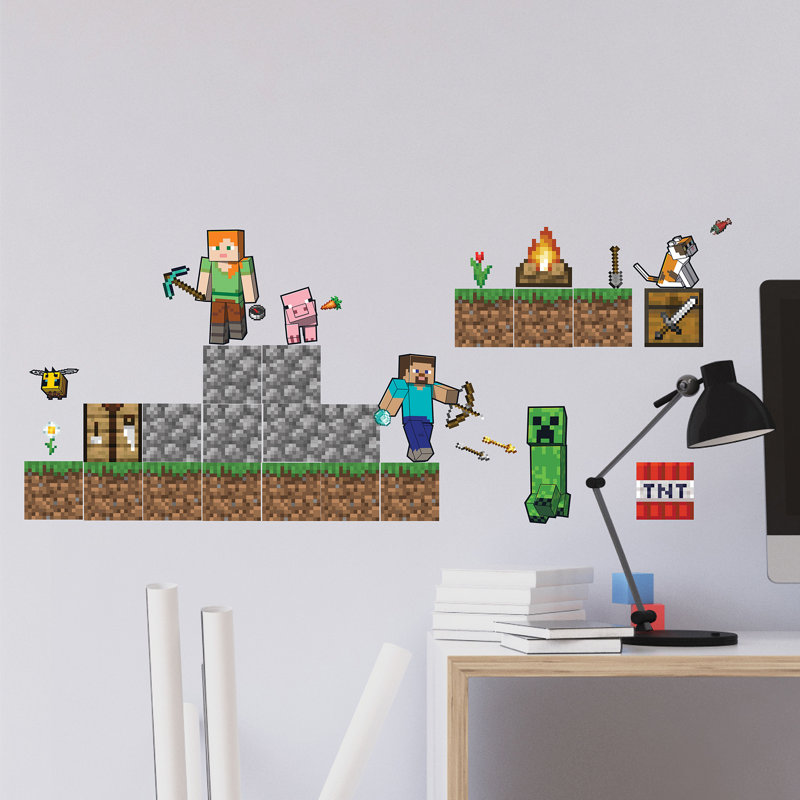 Adhésifs décoratifs Minecraft Blocks