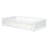 Strong White Twin Floor Bed With Book Shelving - Practical Functionality Shelf, Efficient Assembly-545128575