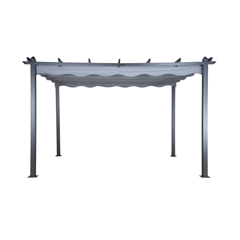 Hales Black Aluminum Roof for Pergola, Grey