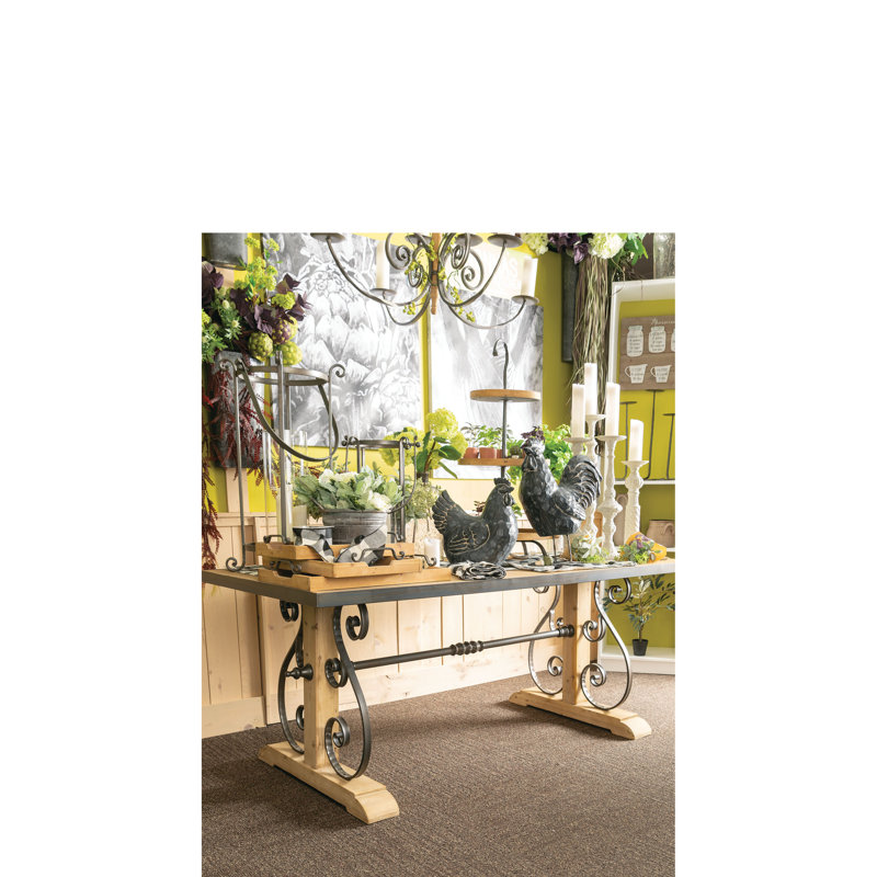 Tatro Solid Wood Base Dining Table