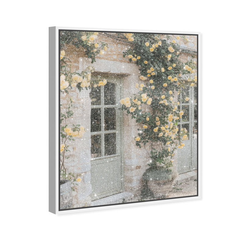 Honeyed Briar Wall Print by Oliver Gal, 17"H x 21"W, White Floater Frame