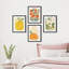 Sydney Orange Flower Poppies, impression sur papier 4 pièces-97782520-97782522