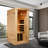 1-Person Bluetooth Compatible Far Infrared Sauna 980W Personal Indoor Sauna with Oxygen Lonizer