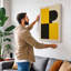 Rhythm Geometric - Wrapped Canvas-193577542-193577592
