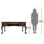 64'' Chippendale Partners Writing Desk