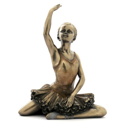 Figurine en résine de polyester 5,12, bronze