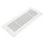 Grille de ventilation Reggio Registral Royal avec trous de fixation et rebord inférieur-82038203-82209403