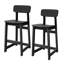 Ensemble de 2 chaises simples et modernes en PEHD pour l'extérieur-1138086405