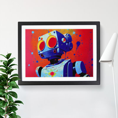 XH1022-7531X Robot Splash Vol.1 - Single Picture Frame Painting