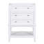 (Base seulement) Meuble-lavabo 24 po sans lavabo, armoire avec tiroir et tablette ouverte