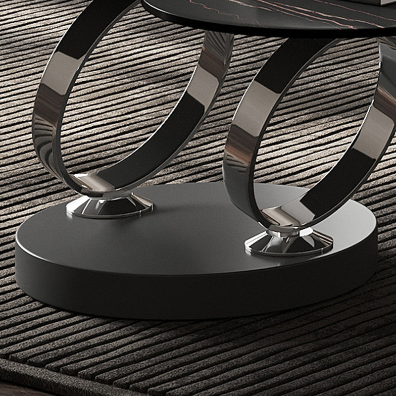 Light luxury creative rock panel coffee table