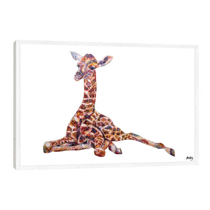 Clementine by Becksy - Wrapped Canvas Print, 152.5 cm H x 101.5 cm W, White Framed