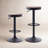 Jaina 15.2" W Solid Wood Swivel Adjustable Height Bar Stool-731064500-731064501