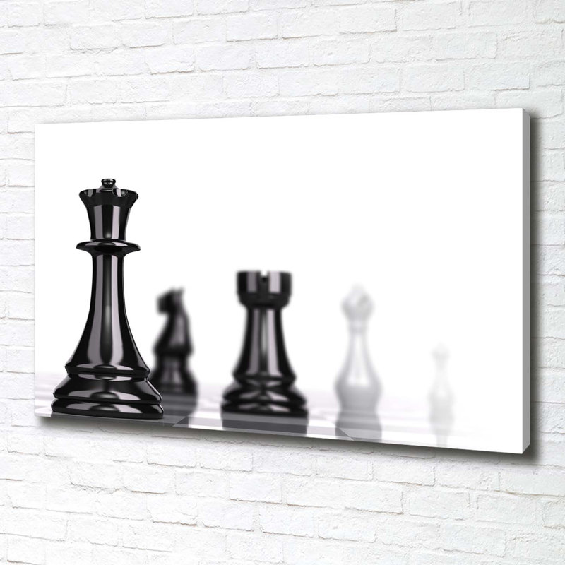 Chess Piece - Wrapped Canvas Print