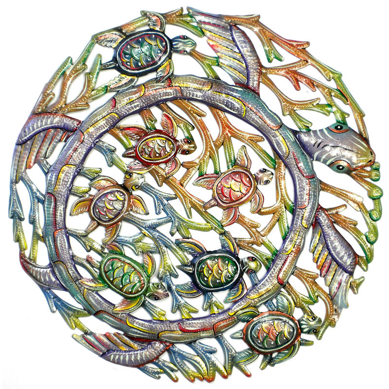 Handmade Coastal Landscape & Nature Wall Decor on Metal