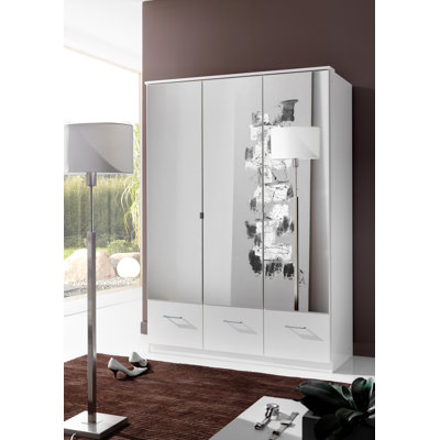 Balakrishna 3 Door Manufactured Wood Wardrobe