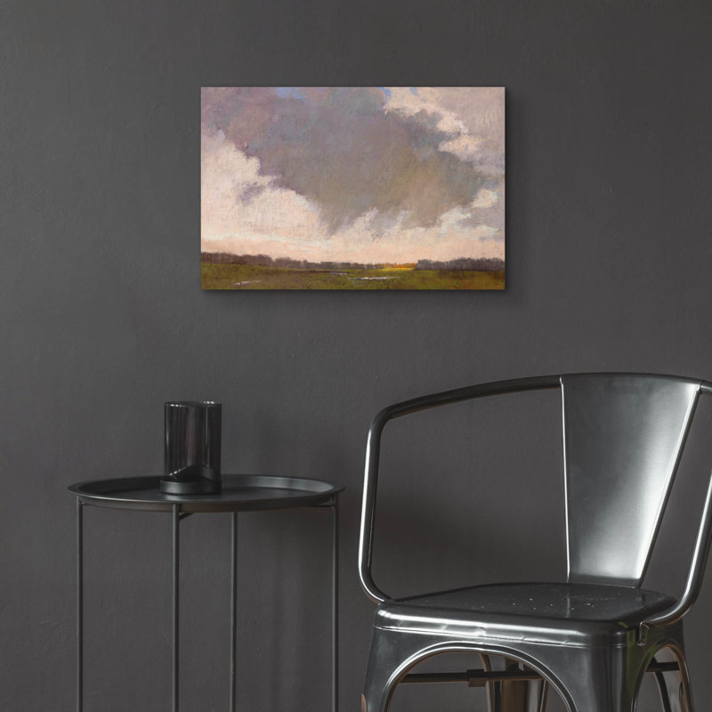 Art mural en verre «Cloud Love» par Carol Strock Wasson, H 16 po x l 24 po x P 0,2 po