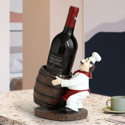 Lacoste Chef Style Barrell Wine Bottle Holder