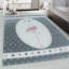 Peachey Flatweave Pink/Grey/White Rug-248845814