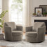 Hasbrouck 32.28'' Wide Upholstered Swivel Accent Chair Armchair