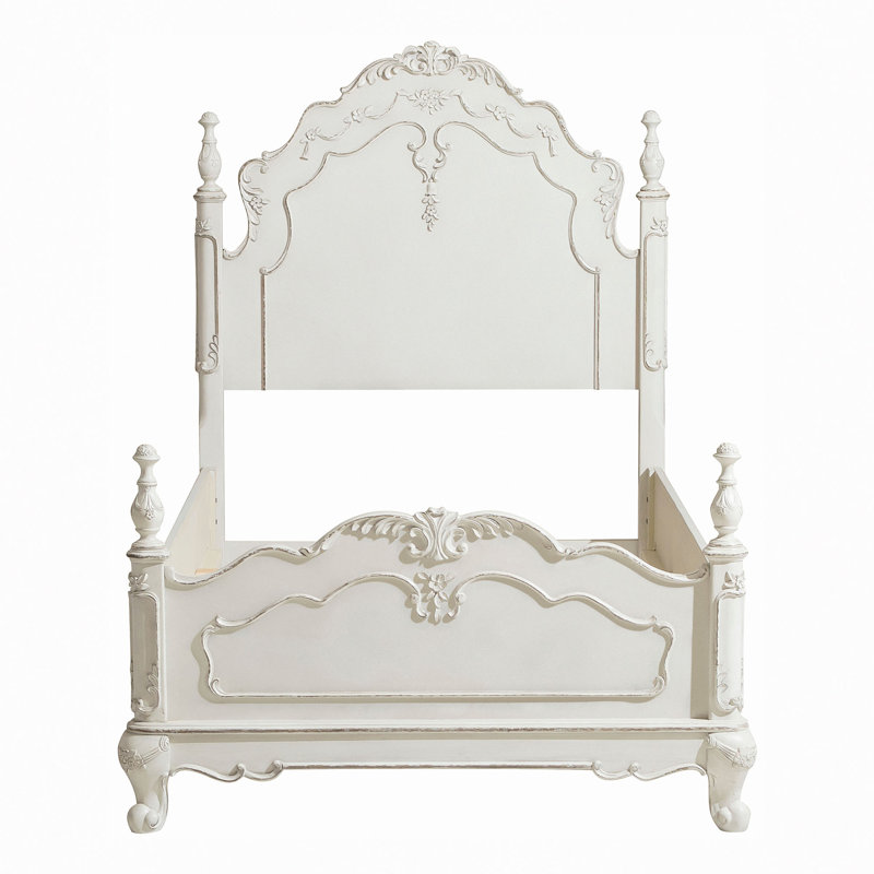 Victorian Style AntiqueBed 1pc Traditional Furniture, Lit simple