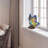 Liliana 9.5"H Butterfly Stained Glass Accent Lamp