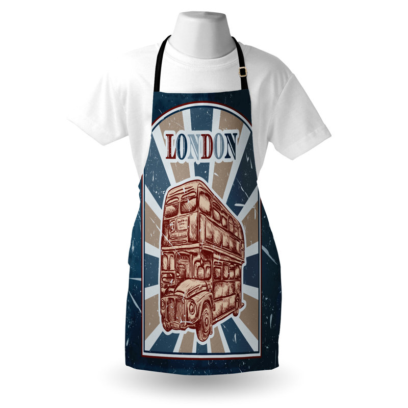 No Pattern Bib Apron
