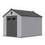 Remise de rangement en plastique 8 * 10Ft pour le grand jardin