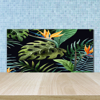 50cm W x 100cm L Glass Peel and Stick Panel