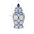 Cinya Stoneware Ceramic Decorative Lidded Jar with Classic Design - Elegant Accent Piece for Home Decor-89110053