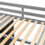 Lit mezzanine avec garde-robe, bureau et tablettes-766893264