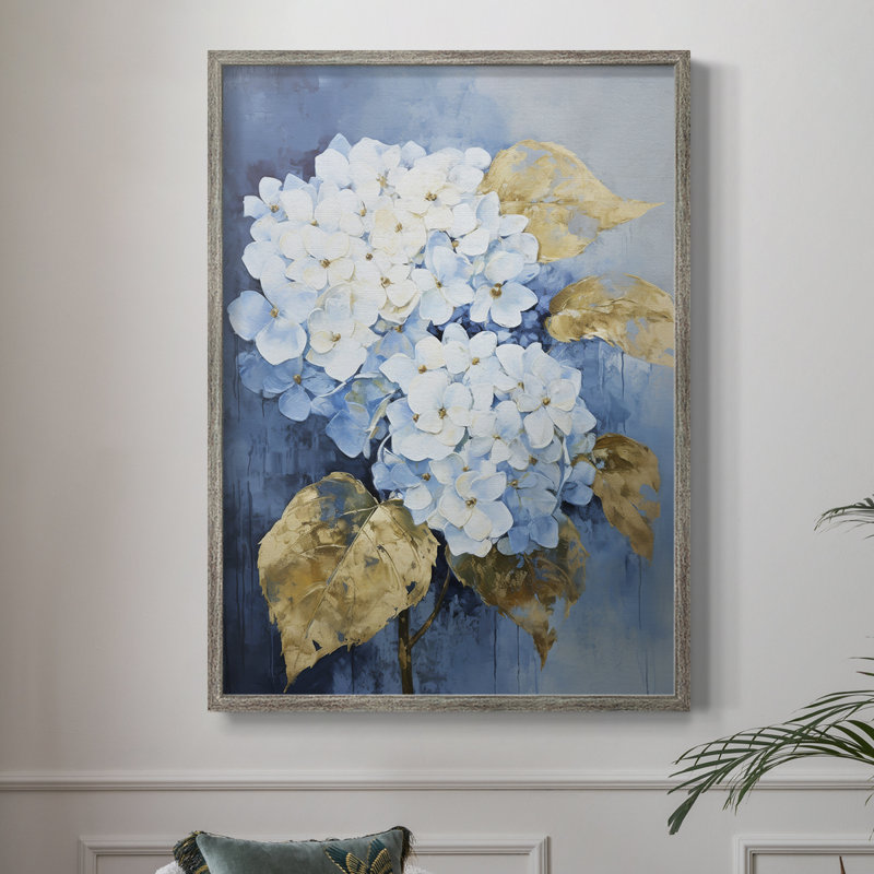 Impression encadrée FLORAL Series CXV III - bois massif, H 30 po x l 24 po