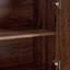 Buffet à buffet, armoire de rangement moderne Mid-Century avec portes et tablettes, armoire de style bohème en bois pour le salon-411262119